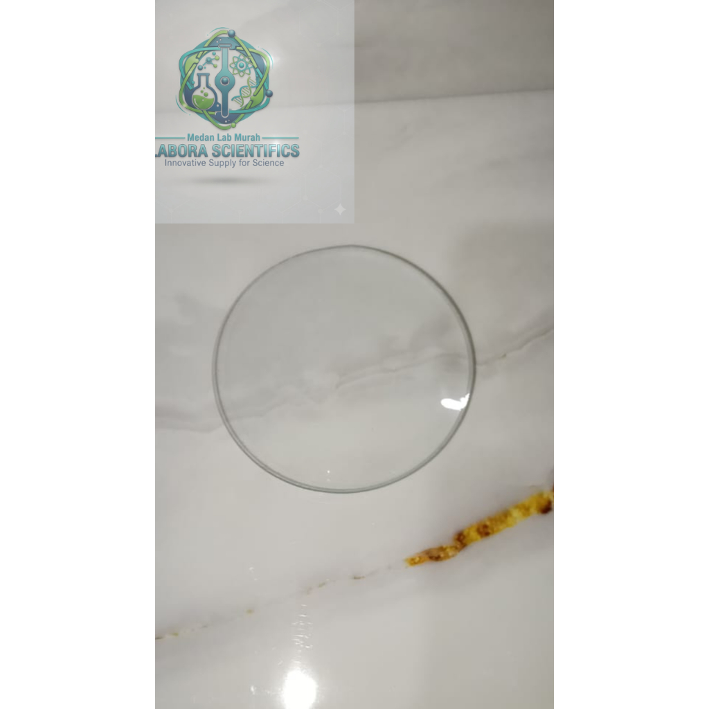 Kaca Arloji 60 mm , Cawan Arloji , Watch Glass , Gelas Arloji Laboratorium