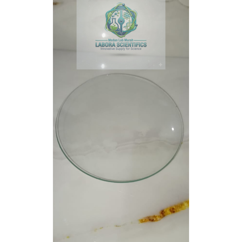 Kaca Arloji 100 mm , Cawan Arloji , Watch Glass , Gelas Arloji Laboratorium