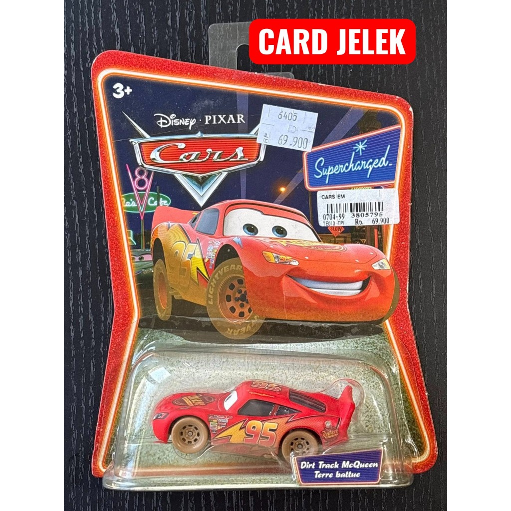 Disney Pixar Cars Dirt Track Lightning Mcqueen Supercharged