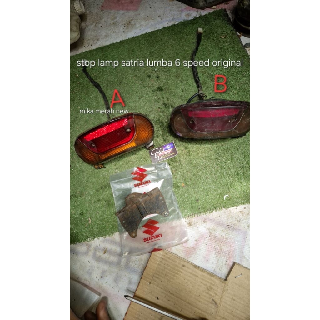 stop lamp lampu stop satria 2tak lumba 6 speed cekung original pnp tornado shogun stop lamp lumba or