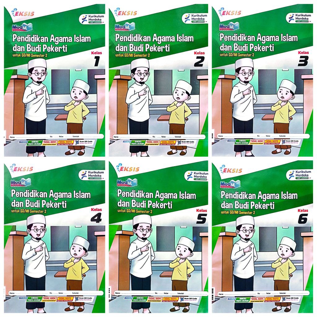 BUKU LKS EKSIS KURMER SD MI PAI PENDIDIKAN AGAMA ISLAM DAN BUDI PEKERTI KELAS 1 2 3 4 5 6 SEMESTER 2