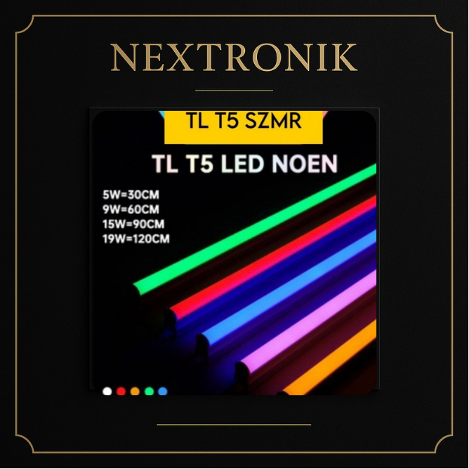 SZMR T5 LED Neon Tube 5-19W Warna Warni || SZMR T5 LED Tube 30cm-120cm Warna Keren