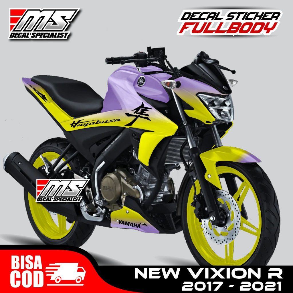 ****COD DECAL Sticker Variasi Full Body Yamaha VIXION R 2017-2020 Bunglon