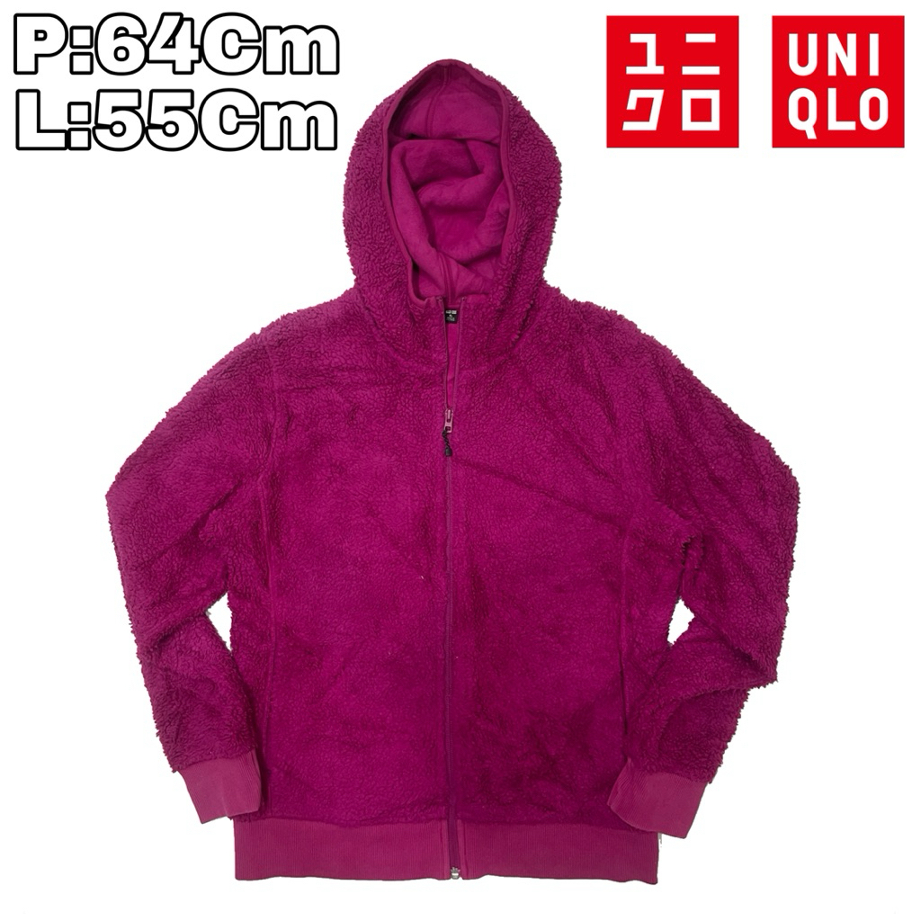 J58 Jaket Fleece Hoodie Sherpa Polar Inner Uniqlo  Bulu Musim Dingin Winter Hiking Pendaki Gunung