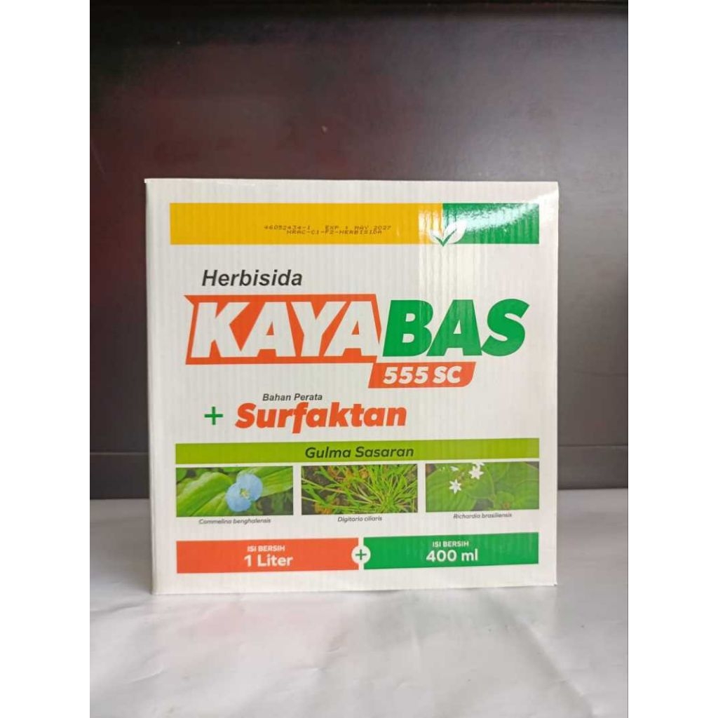 KAYABAS 555SC 1LTR-400ML/OBAT RUMPUT JAGUNG