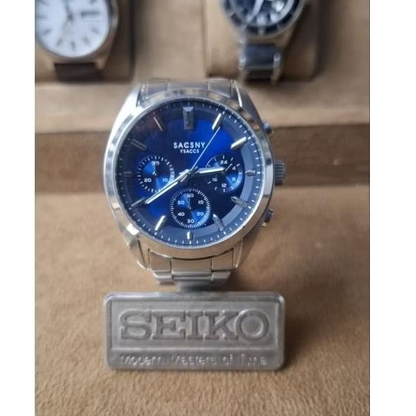 SACSNY BLUE DIAL CHRONOGRAPH JDM ITEM ORIGINAL