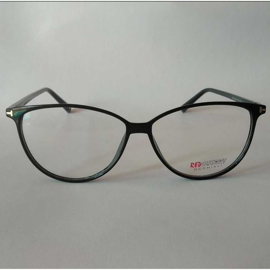 Frame Kacamata Red Cherry RED4026 Glossy Black Original