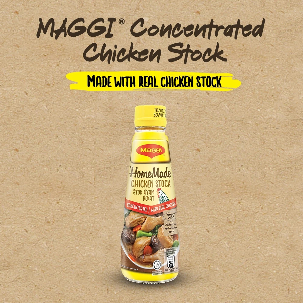 Chicken Stock Maggi Homemade Chicken Stock Kaldu Ayam Cair Maggi Stok Pekat Ayam Kaldu Ayam Maggi