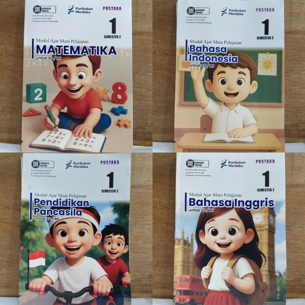 [LKS Pustaka] Kurikulum Merdeka SD/MI Kelas 1 Semester 2