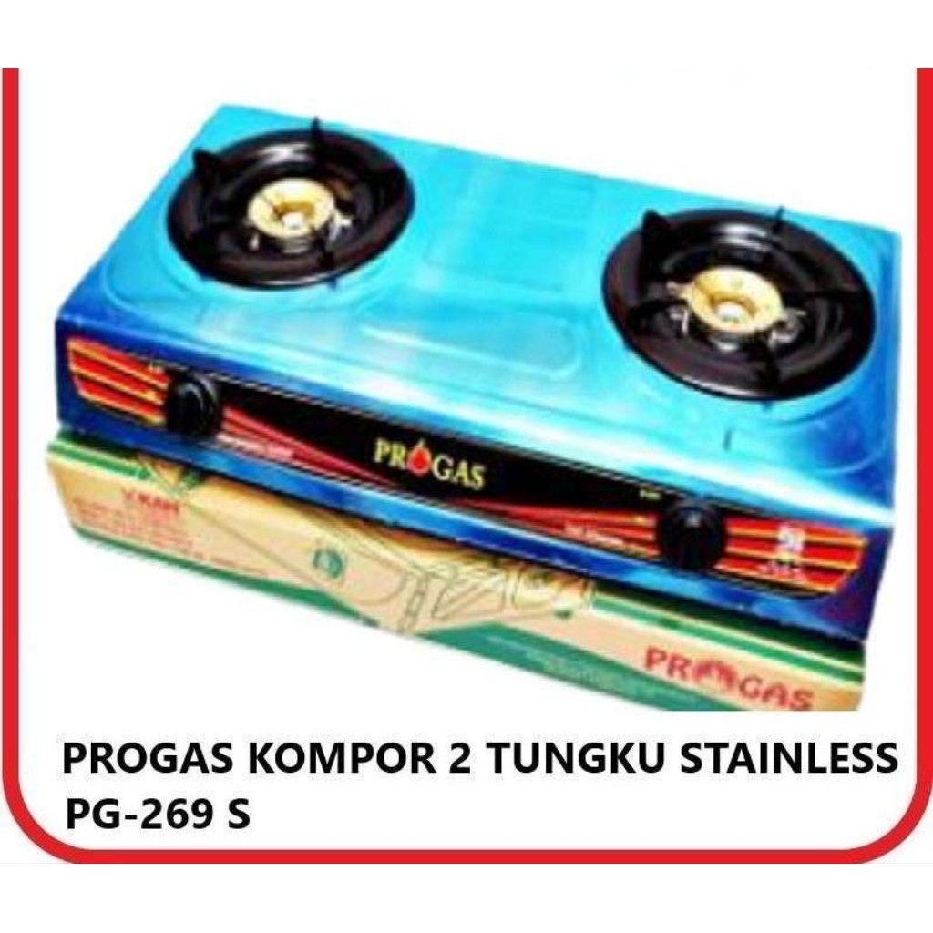 Progas PG269 2 tungku stainles