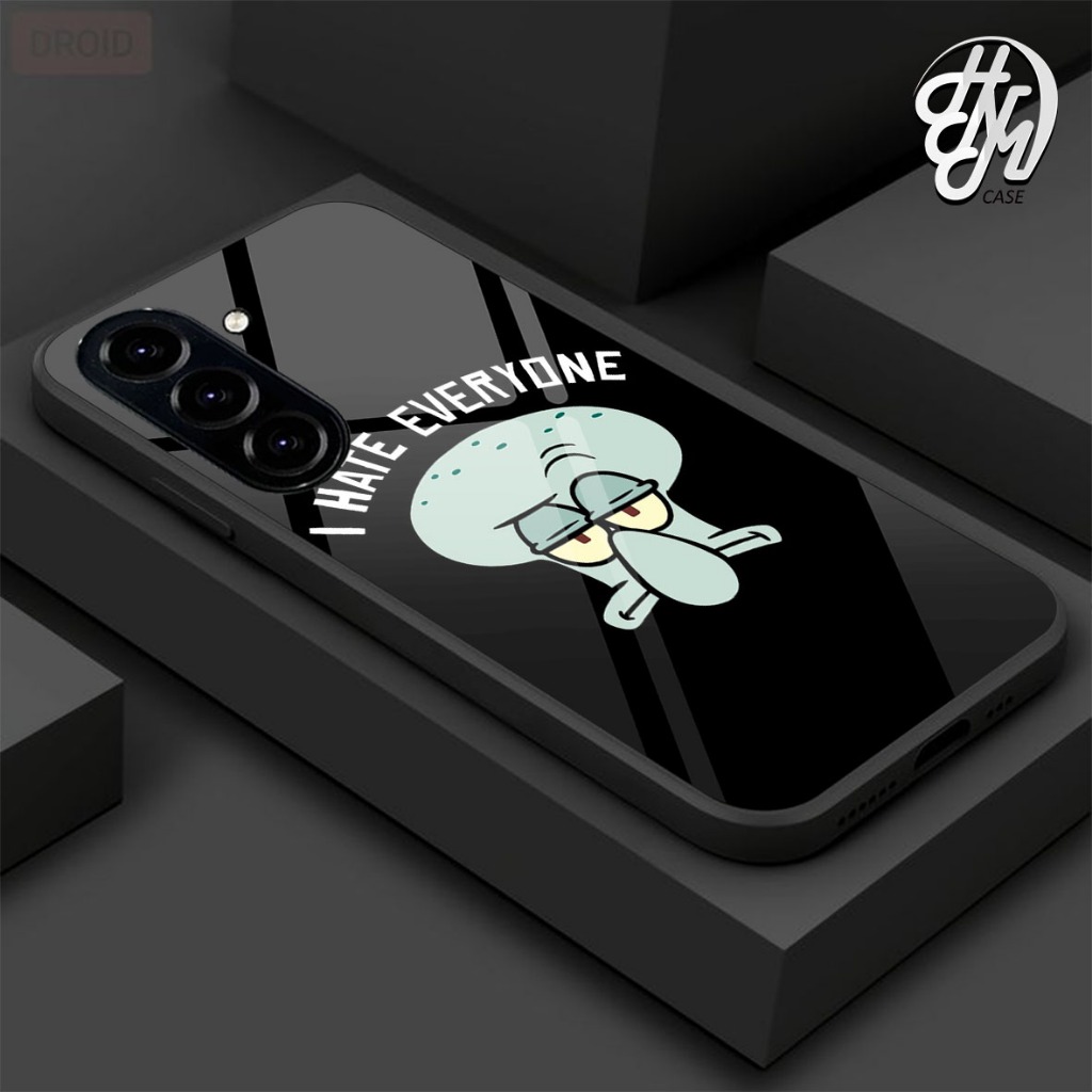 Casing Hp Untuk Samsung A17 / A26 / A35 / A36 / A55 / A56 - Fashion Kartun Squidward Case Murah Hard