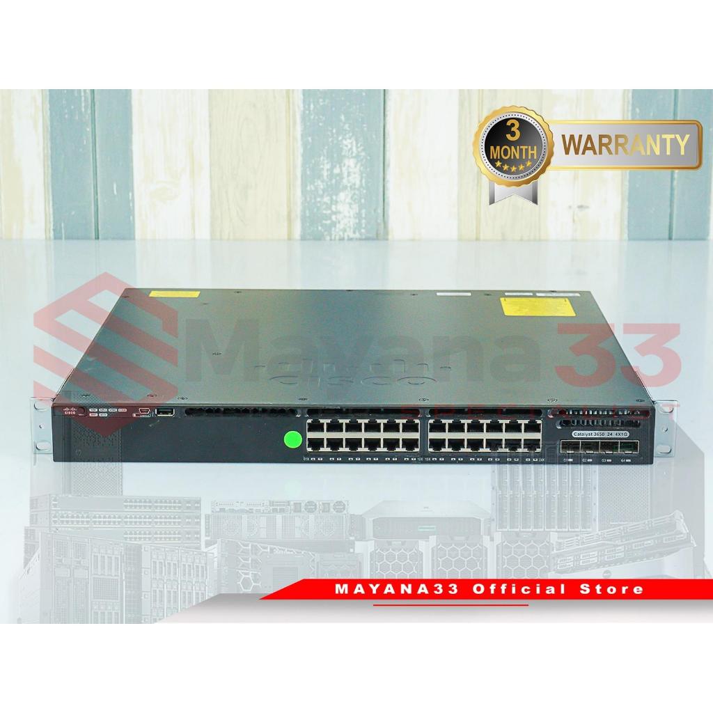 Switch Cisco Catalyst 3650 WS-C3650-24TS-S 24 Port Gigabit 4 Port SFP Uplink Gigabit