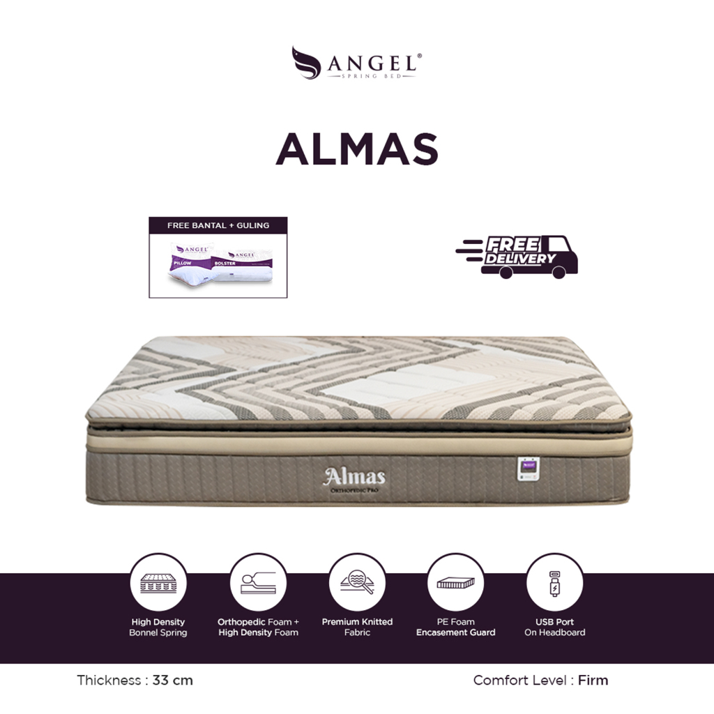 Kasur Type Almas by Angel Springbed - Matras Only