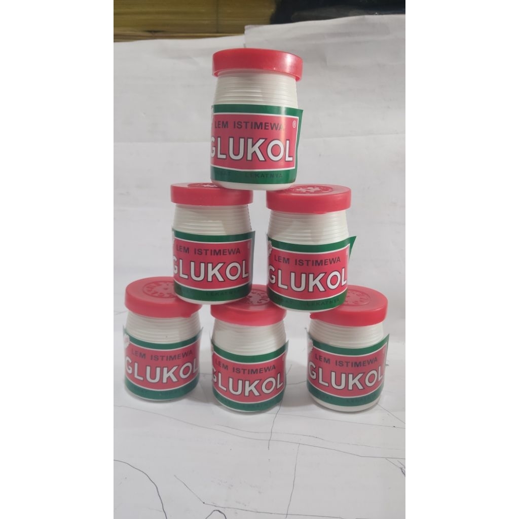 [1 Pak Isi 12 Pcs] Lem/Glue Colek Tolet GLUKOL Tanggung Sedang