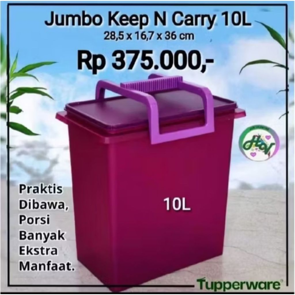 Jumbo keep n carry 10L