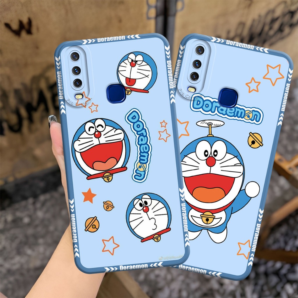 (FA-01) OPPO A31 2020 - A8 2020 Softcase Procamera Silicon Case motif line cart00n happy mon Silicon