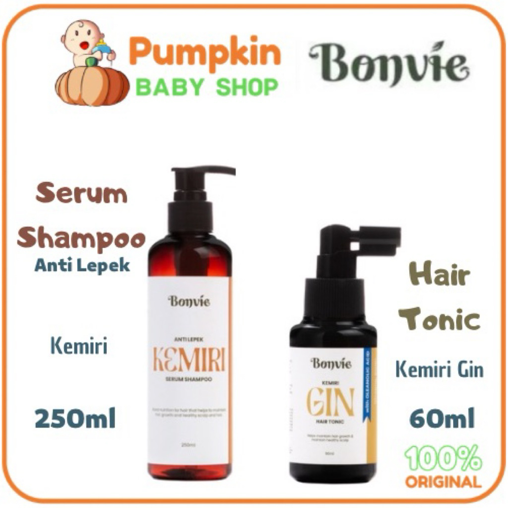 BONVIE Serum Shampoo Gin Tonic - Bonvie Sampo dan Tonic