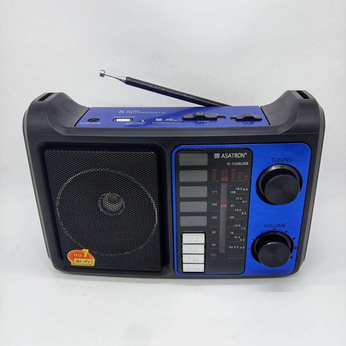 Radio Asatron R-1028 Usb Mp3 Am/Fm Portable Radio
