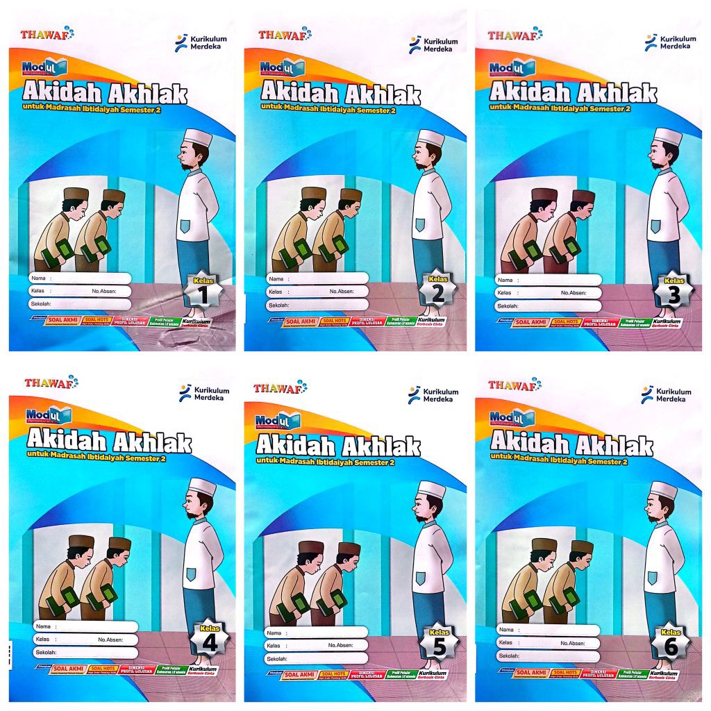 LKS THAWAF SD MI AKIDAH AKHLAK KELAS 1 2 3 4 5 6 SEMESTER 2 GENAP KURIKULUM MERDEKA KMA TERBARU TA.2