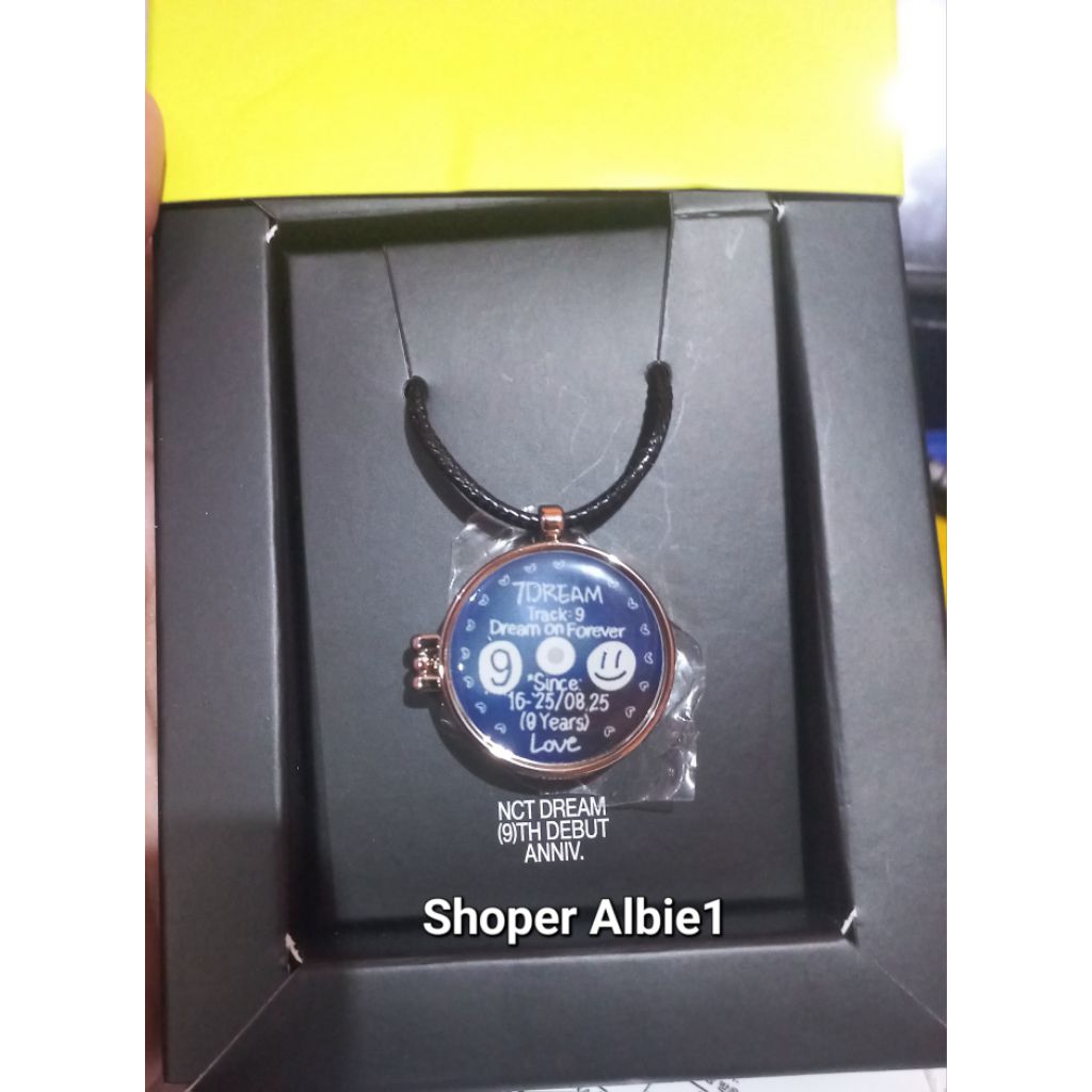OFFICIAL MD NCT DREAM CD locket necklace JENO