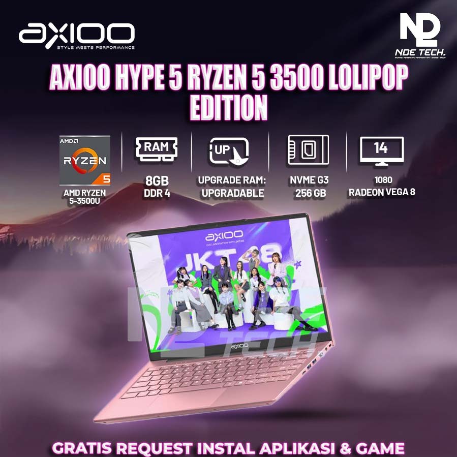 AXIOO HYPE 5 RYZEN 5 3500 LOLIPOP EDITION