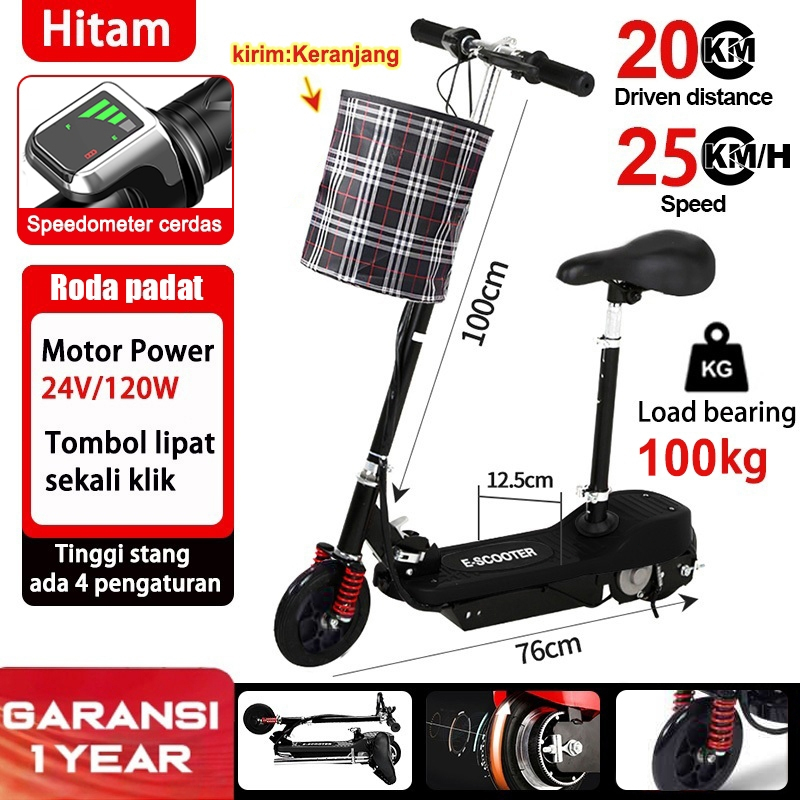 EBuy Skuter Elektrik /Skuter Listrik Mini / Electric Scooter/Foldable Smart Balance Wheel Hoverboard