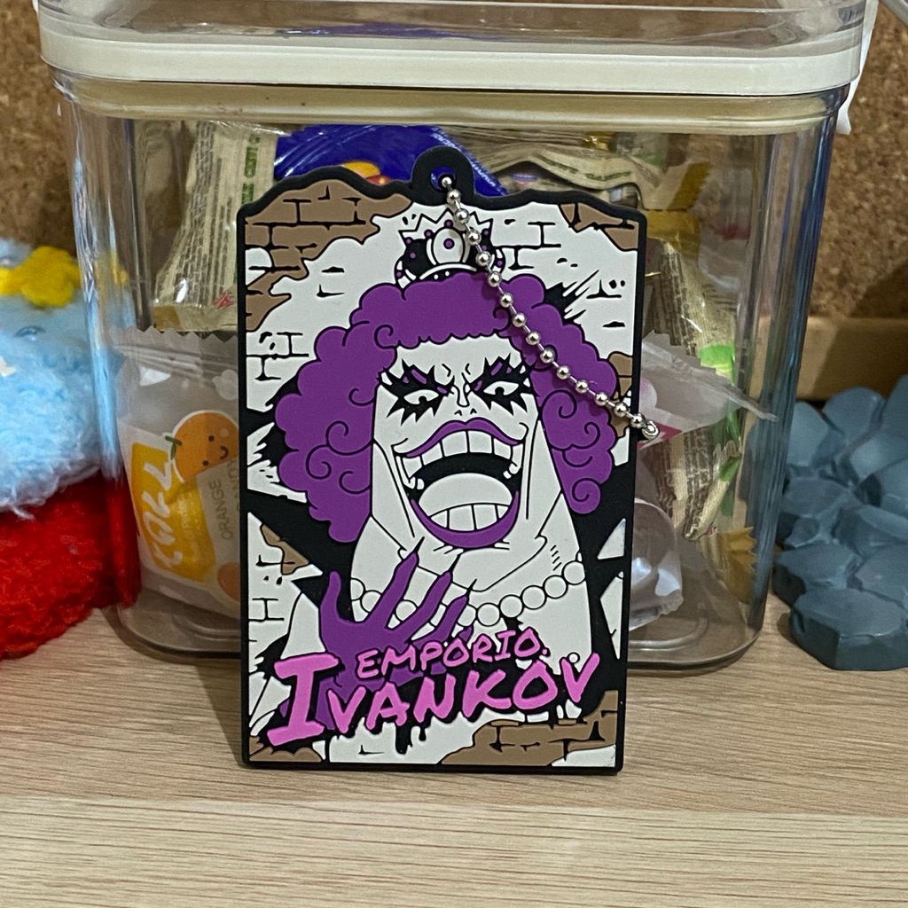 Keychain gantungan kunci rubber mejirushi one piece official