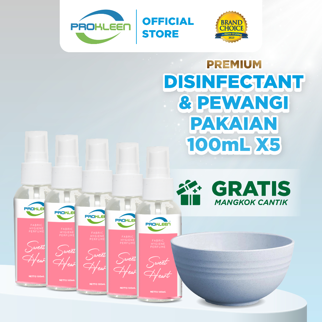 [FREE GIFT] Fabric Spray Parfum Laundry PREMIUM 100mL - 5pcs