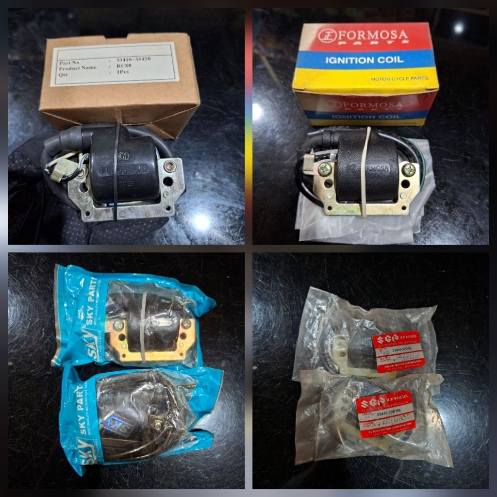 Ignition Coil Koil Pengapian Suzuki RC 80 Rc100 Rc110 A100 Gp100 Gp125 Crystal Tornado KGD