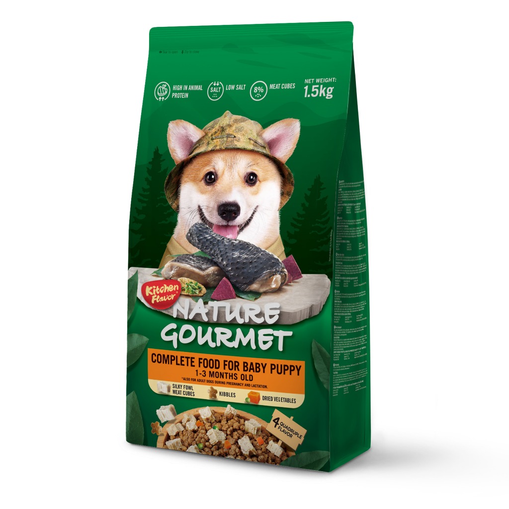 Kitchen Flavour Nature Gourmet Baby Puppy Silkyfowl 1,5Kg