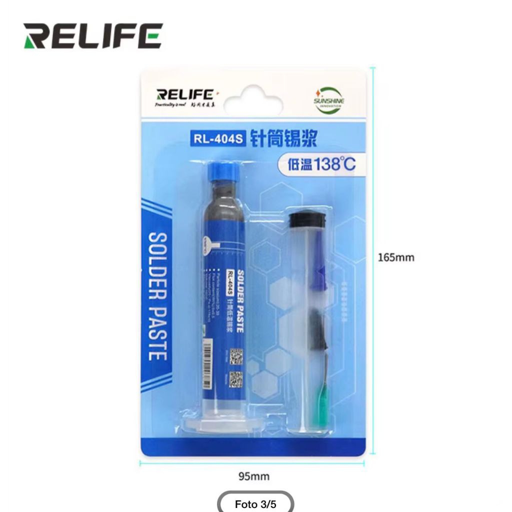 TIMAH PASTA MIDDLE LAYER LOW TEMP 138 DERAJAT