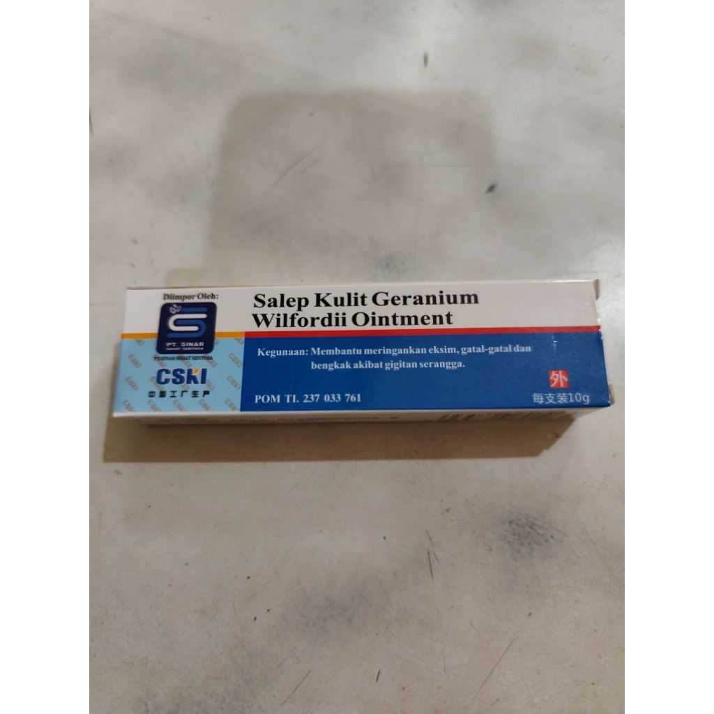 salep geranium, salep kulit