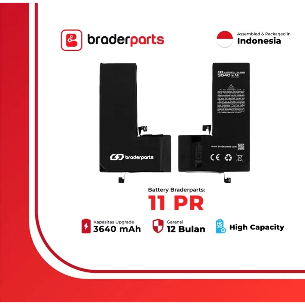 BATERAI BATTERY BATRE HP FOR IPONE 11 PRO