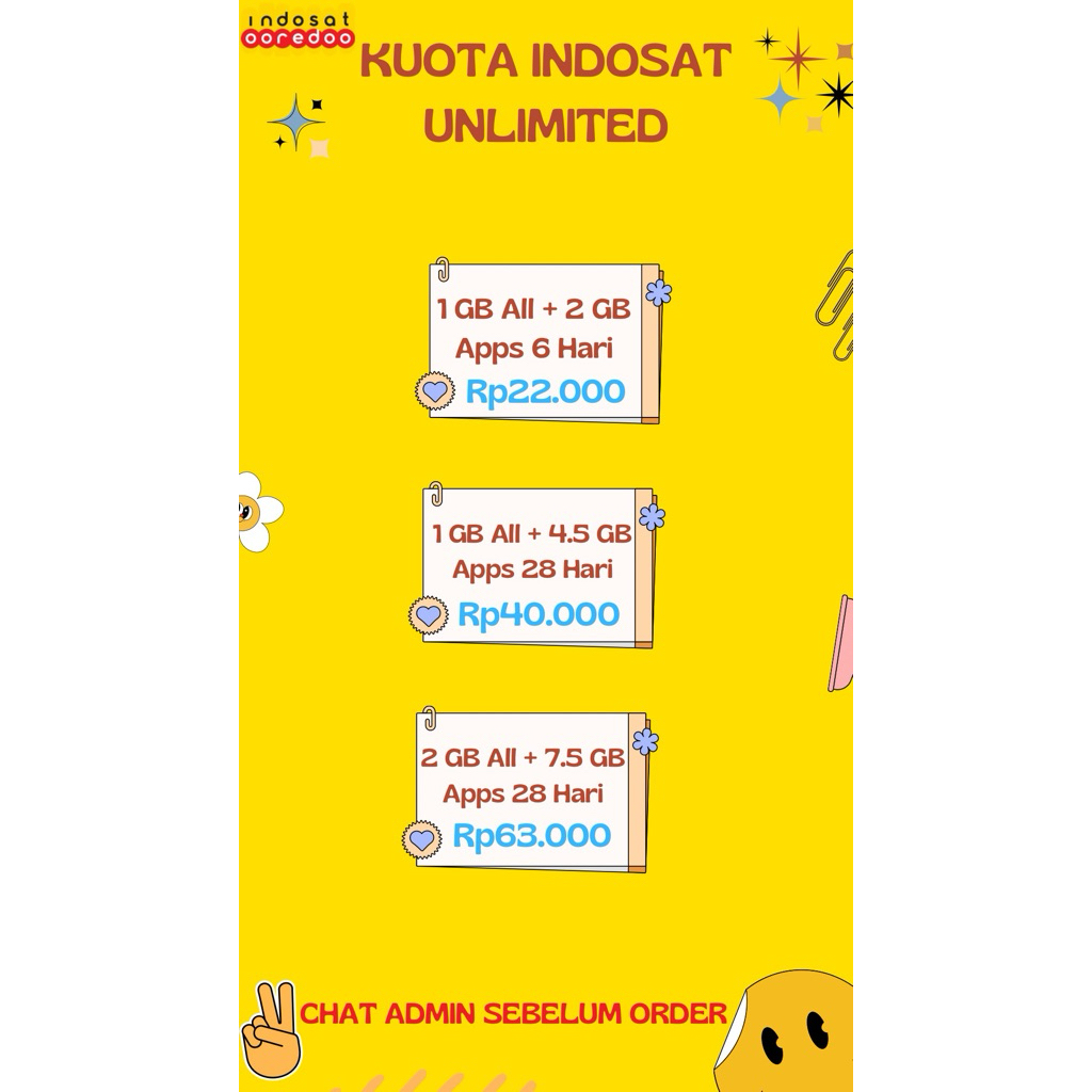 Kuota Indosat Unlimited