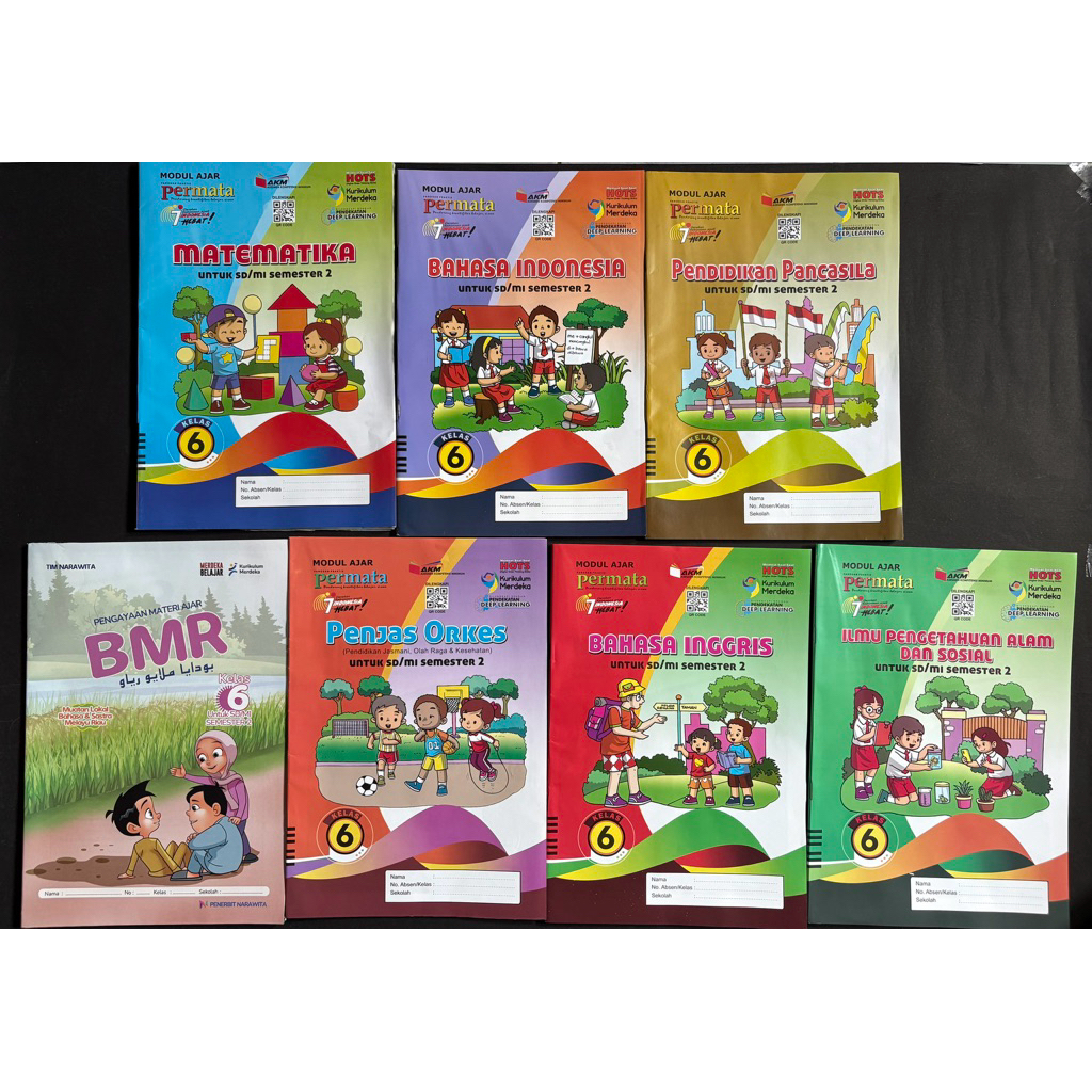 Buku LKS Permata Kelas 6 SD/MI Semester