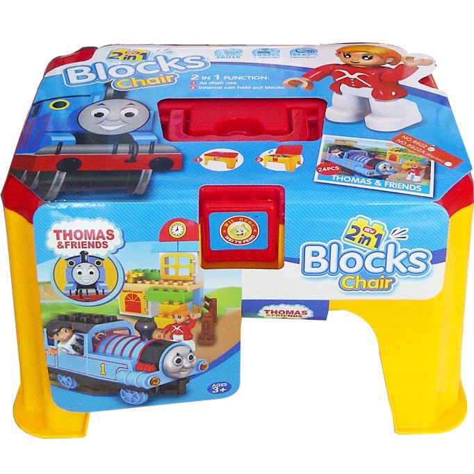 2in1 Block/Lego - Mainan Block Kereta Anak Thomas