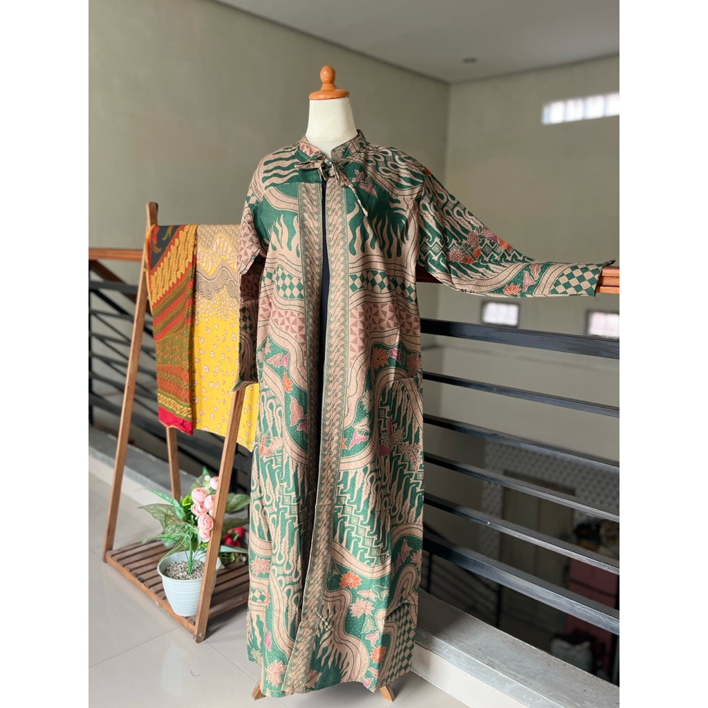 Outer Batik Lengan Panjang Dobby