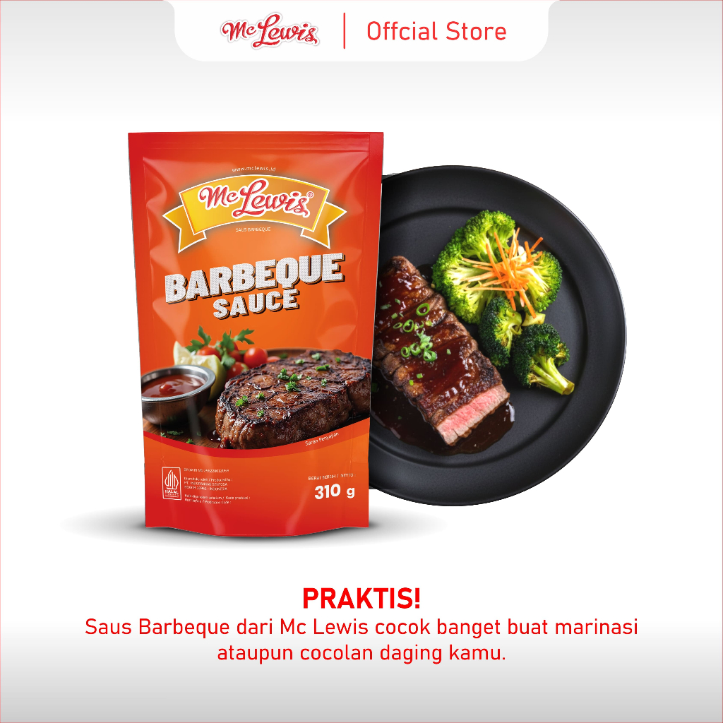 Mc Lewis Barbeque Sauce 310gr