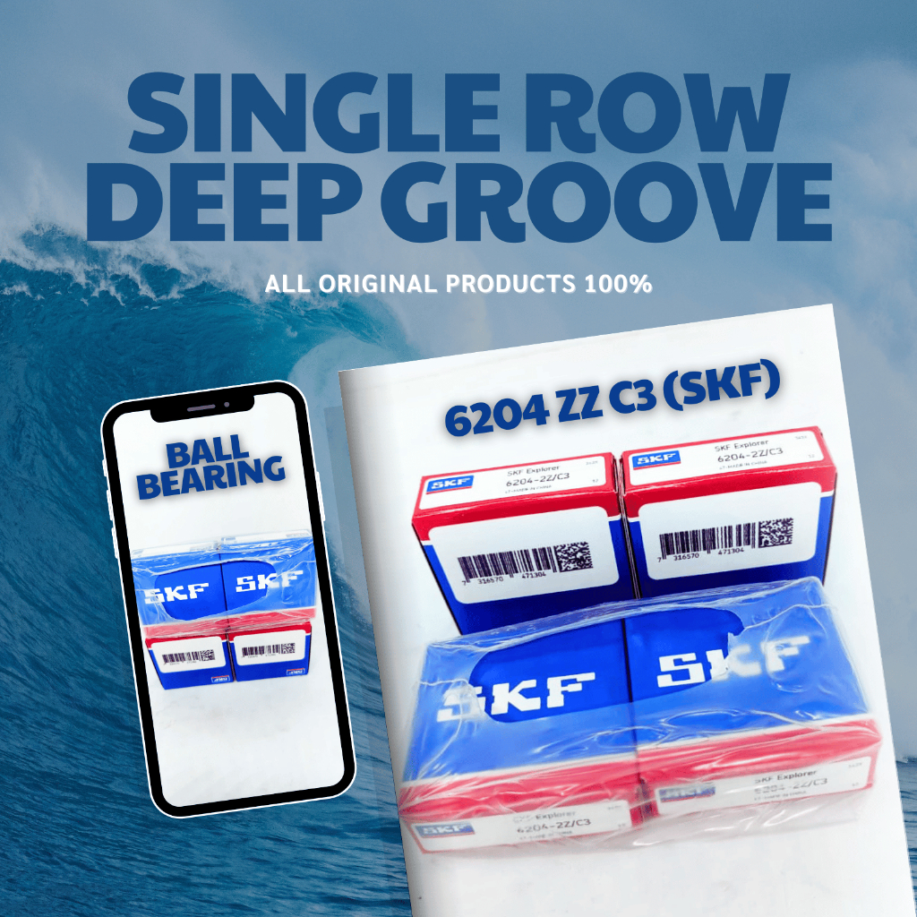 BALL BEARING 6204 ZZ C3 SKF 6204 2Z/C3