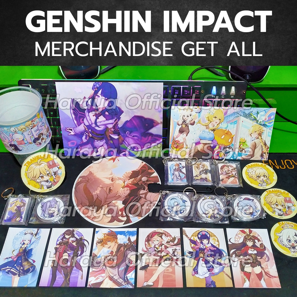 Merchandise Genshin Impact SET2 (GET ALL) HoYoFEST/Koleksi Genshin Impact Merch/Anime/Game/Koleksi/M