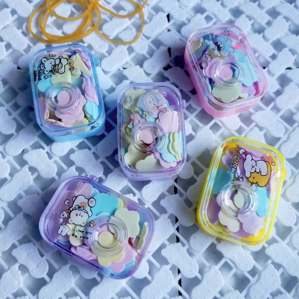 Sabun kertas cuci tangan kemasan koper mini karakter lucu