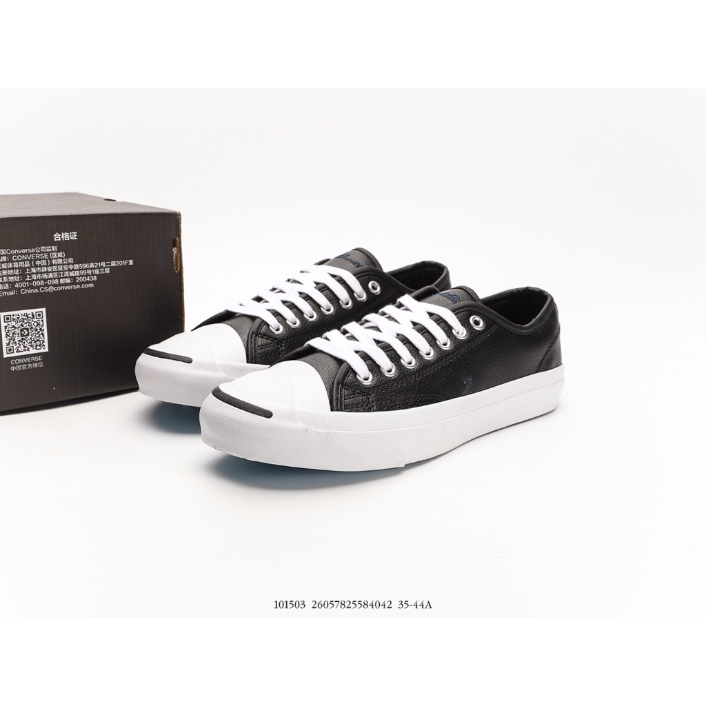 Converse Jack Purcell Ox Leather Black White