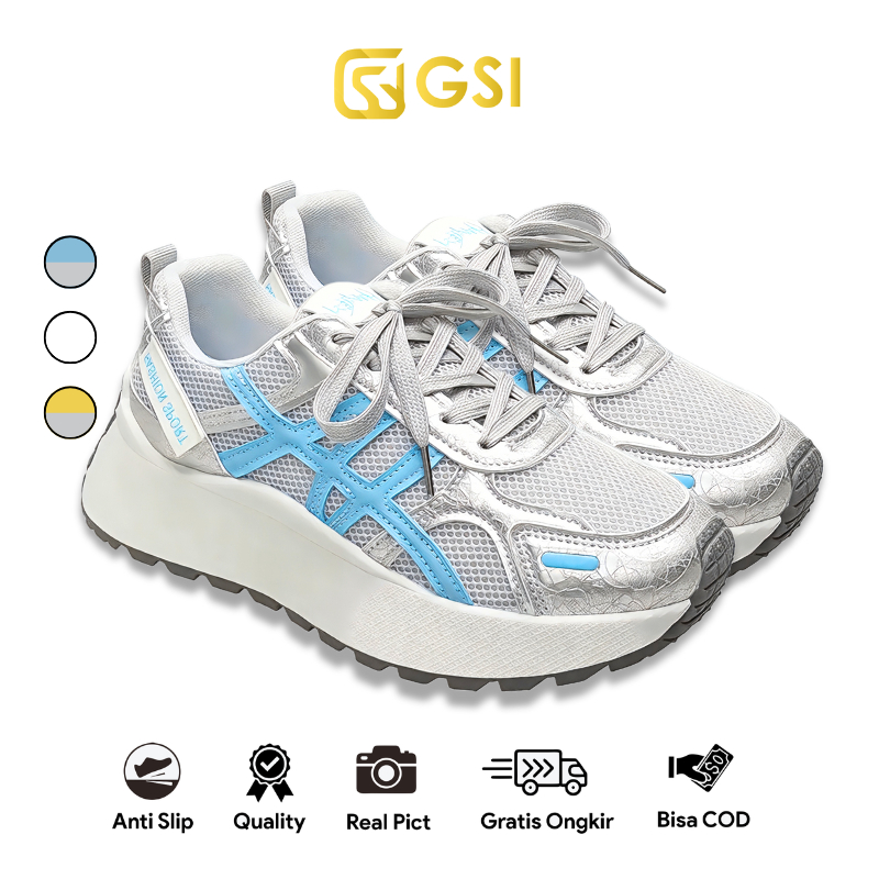 GSI Luxe 1367 Sepatu Sneakers Wanita Casual Sport Olahraga Running Cewek SIZE "37-41"