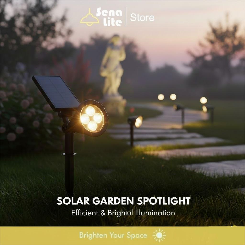 lampu sorot taman solar cell tenaga surya lampu sorot outdoor solar