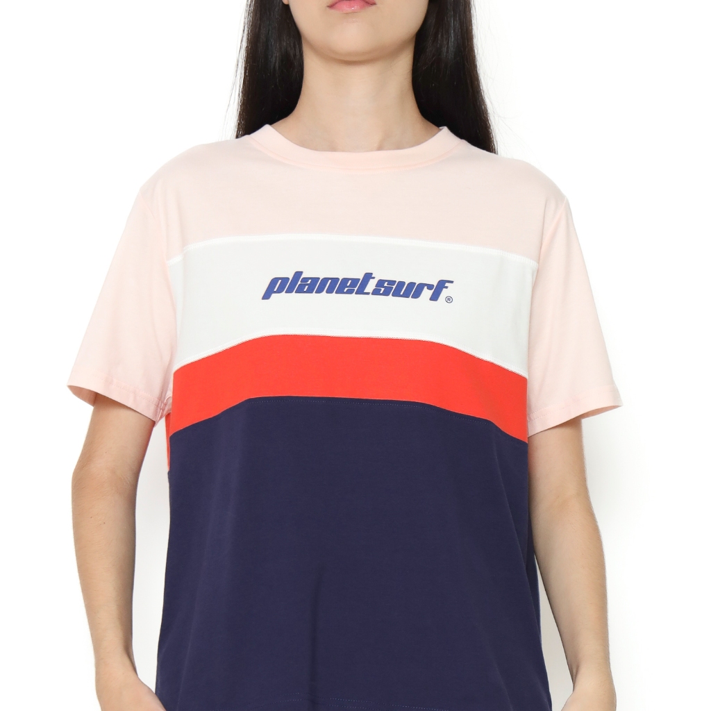 Planet Surf Clothing Kaos lengan pendek Wanita Bindver Ladies Tee Planet Surf