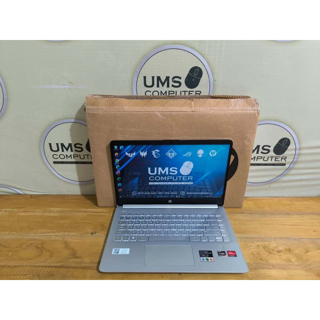 HP 14s-fq2002AU Ryzen 5-5625U 16/512 NVMe FHD Backlight BERGARANSI