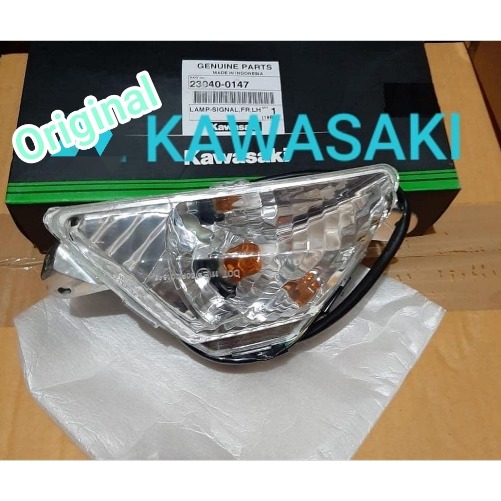 lampu sein depan kiri Ninja 250fi old Ninja 250 fi old original