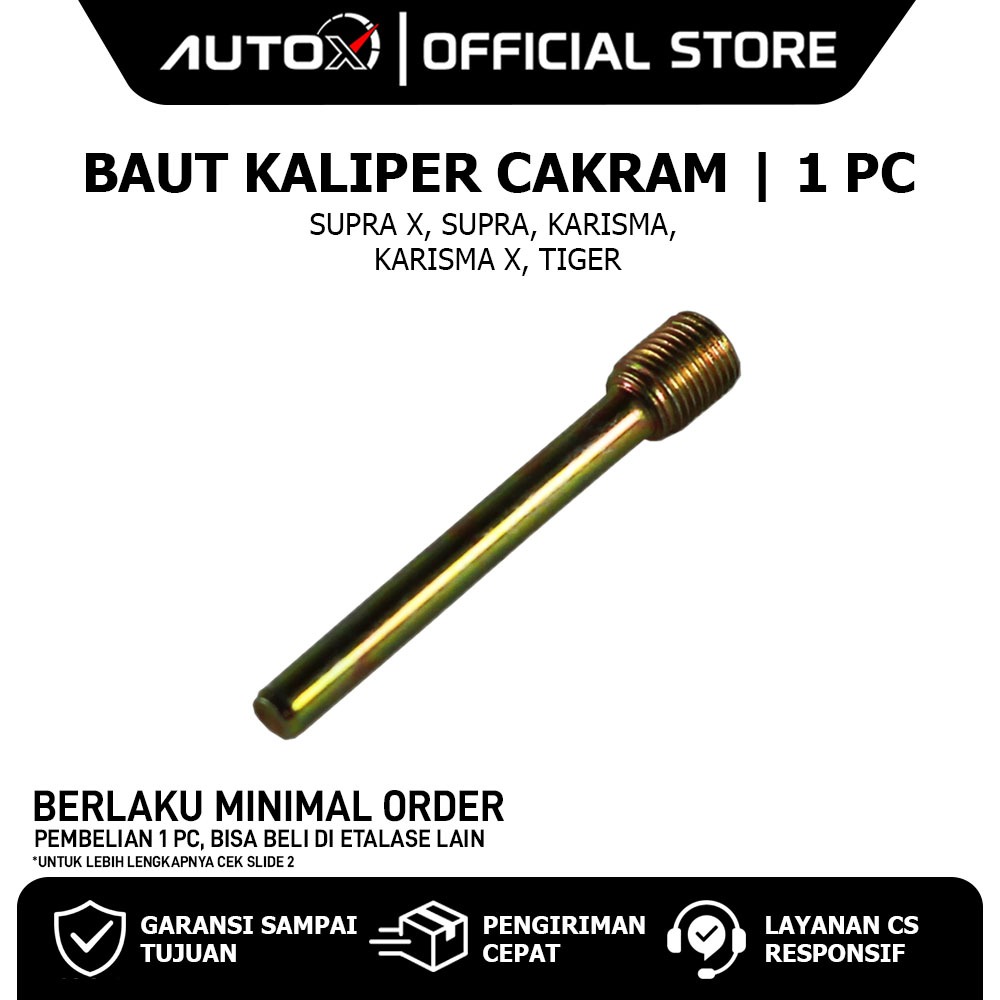 Baut Kaliper Cakram Honda Supra X & Karisma X & Tiger Baud