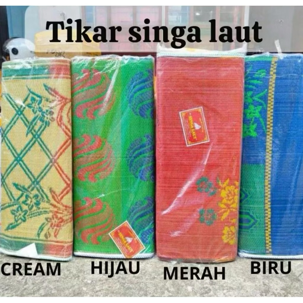 Tikar plastik lipat singa laut ukuran super jumbo 200x300 ORIGINAL Khas tasikmalaya tebal bikin hang