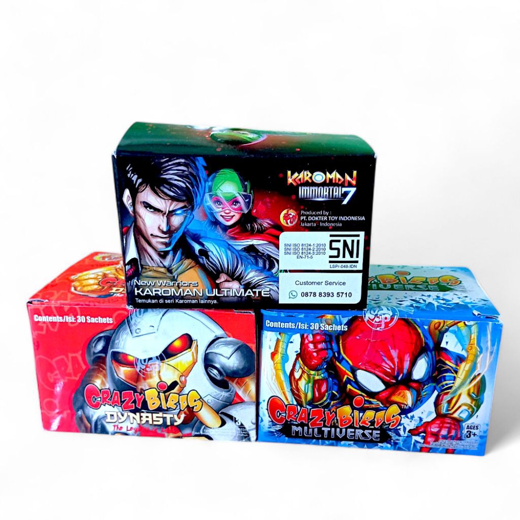 1 box isi 30 pcs KAROMAN IMORTAL 7 / CRAZY BIRD DYNASTY / CRAZY BIRD MULTIVERCE